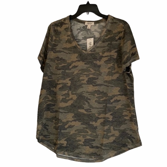 NEW Style & Co camouflage plus size top 1X 2X - Picture 5 of 5